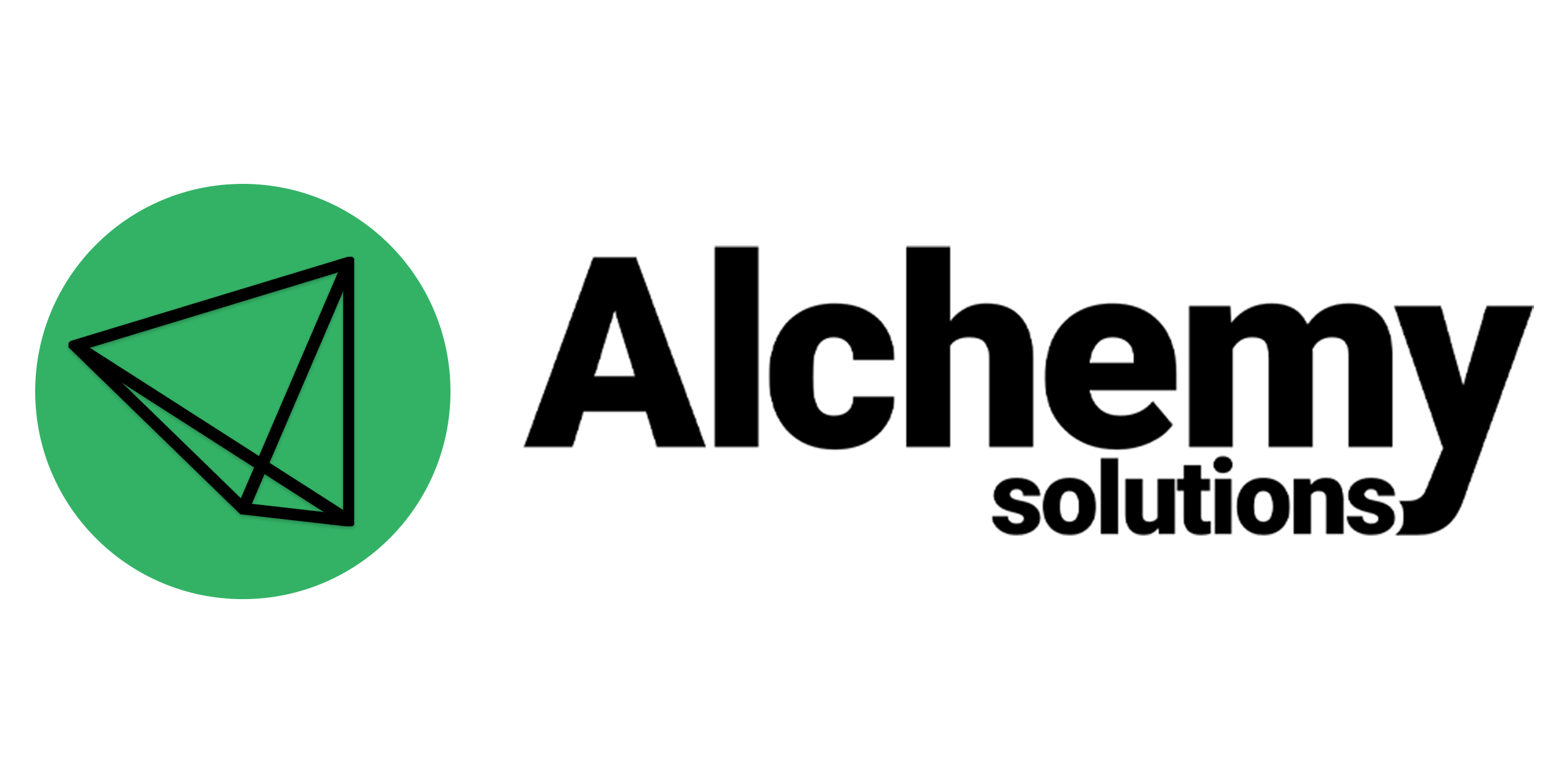 Alchemy Solutions Green Circle - Black Type